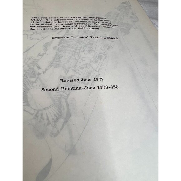 1970s General Electric CF6-6 Basic Engine Systems Student Notebooks Manuals - Picture 10 of 12